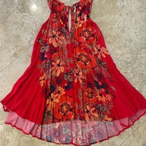 Free People Floral Midi Wildflower Midi Dress